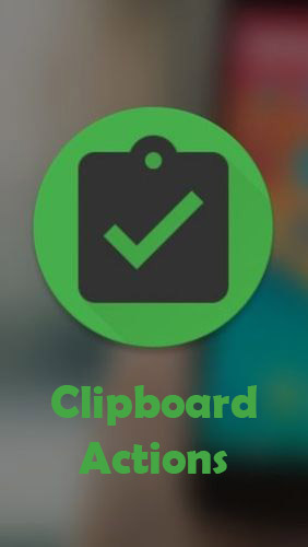 game pic for Clipboard actions